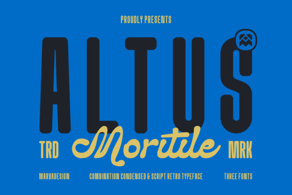 Altus Moritile: A Typeface Family for Bold, Vintage-Inspired Projects