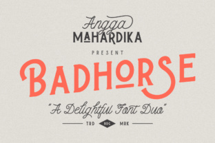 Badhorse: Balancing Clean Serifs and Playful Script