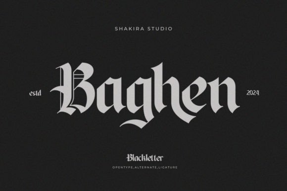 Baghen: The Old English Blackletter Font with Modern Soul