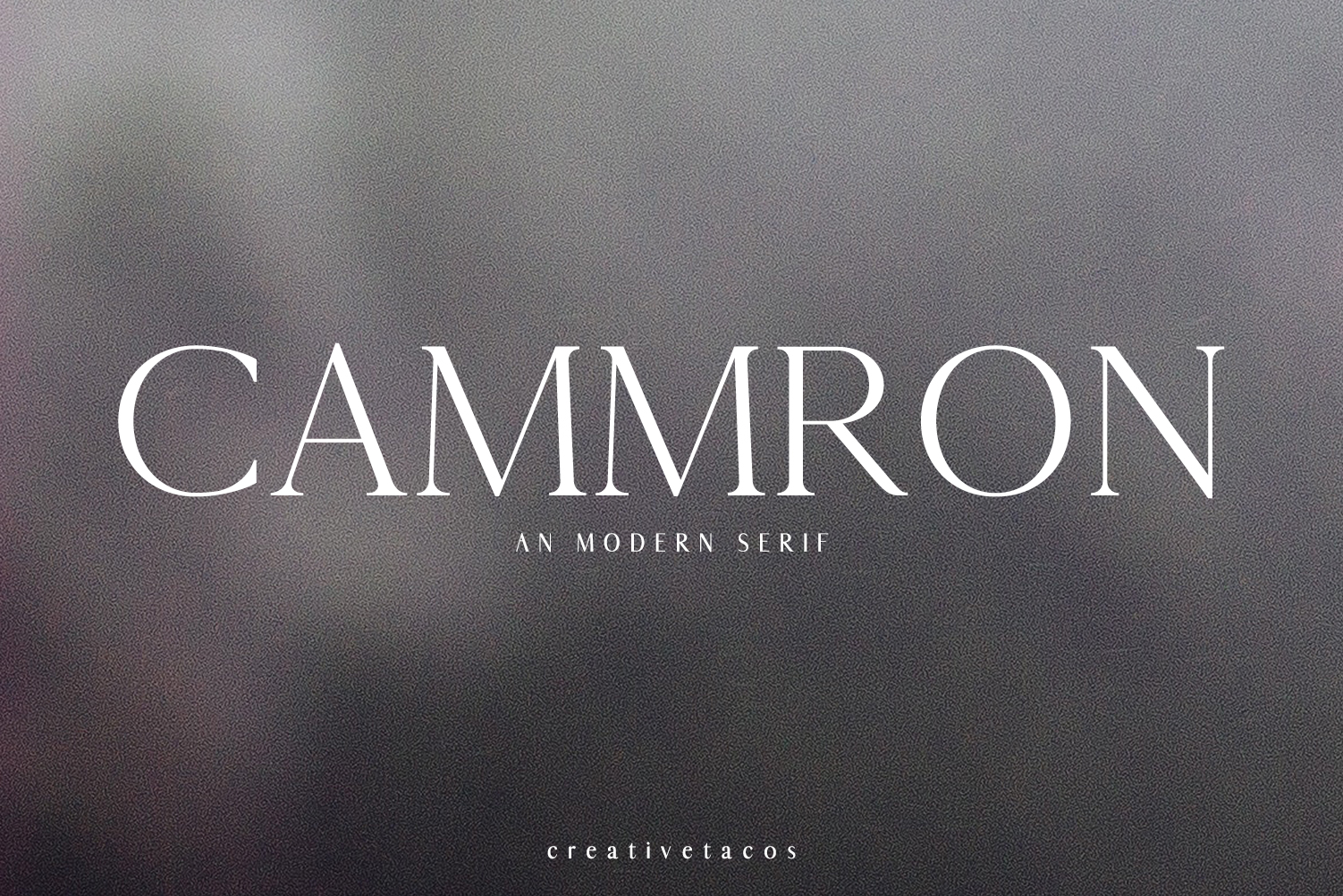 Cammron: The Modern Serif That Brings Dashing Style to Your Projects