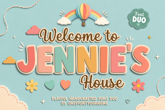 Discovering Jennies House: A Font Duo with Heart