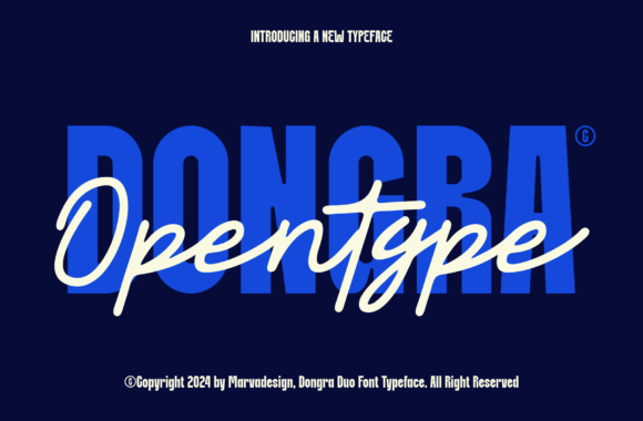 Dongra Typeface: Where Modern Precision Meets Handwritten Soul
