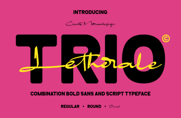 Letherale: The Creative Font Trio for Modern Branding