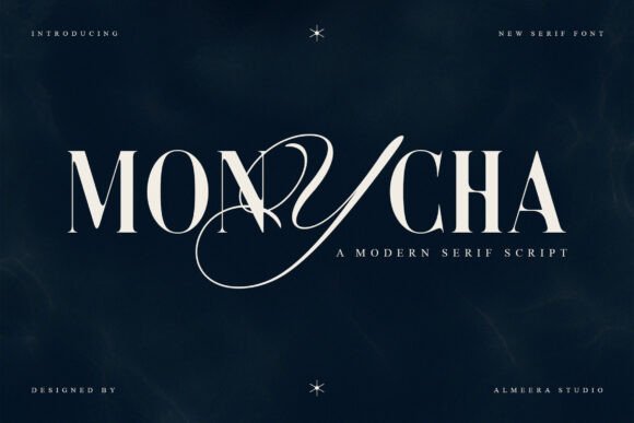Monycha: Where Serif Authority Meets Script Fluidity