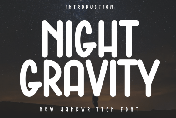 Night Gravity: The Modern Script Font with Flowing Elegance