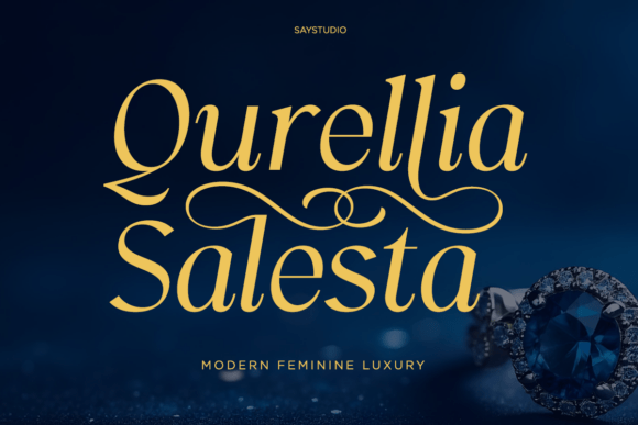 Qurellia Salesta: A Typeface for Timeless Feminine Luxury