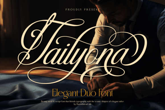 Tailyona: Blending Script Elegance with Serif Sophistication
