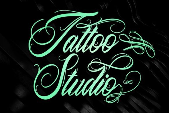Tattoo Studio Font: Beyond the Parlor Chair