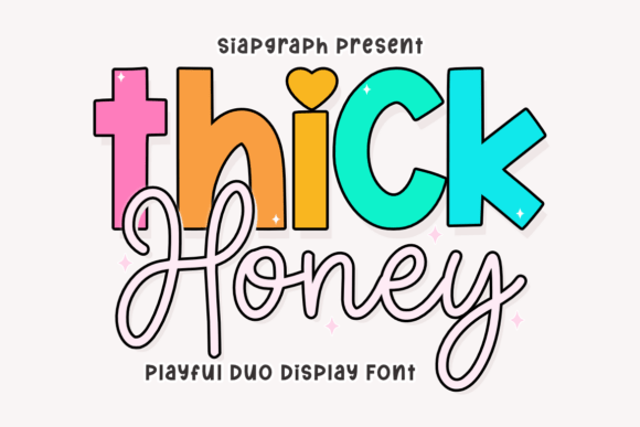 Thick Honey Duo: A Sweet Pairing for Bold Branding