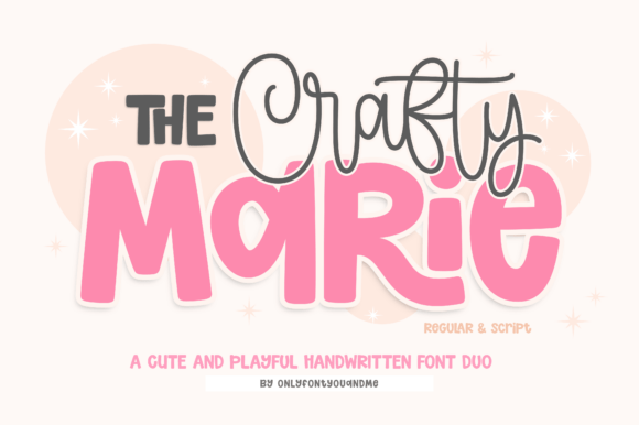 Why The Crafty Marie Font Duo Simplifies Your Creative Process